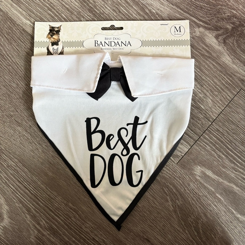 Best Dog Wedding Bandana Size MEDIUM